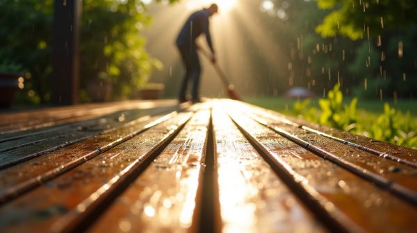 L'entretien efficace d'une terrasse en bois pour la préserver