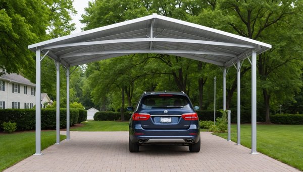 Carport aluminium thermolaqué : protection et esthétisme réunis